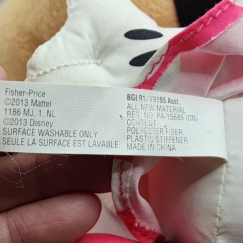 2013 Minnie Mouse 12" Plush Stuffed Fisher Price - Picture 5 of 5